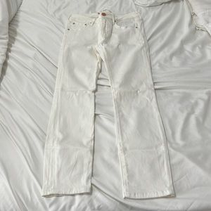 White Zara jeans worn once